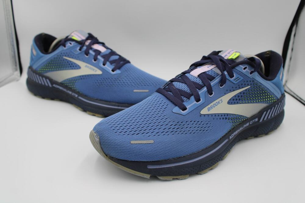 Size 12 - Brooks Adrenaline GTS 22 Blue Athletic Running Shoes- 1203531B467